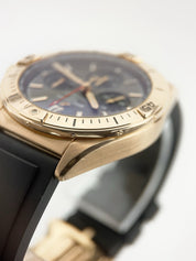 Breitling Chronomat 18k Rose Gold Grey Dial 42mm Automatic Movement Mens RB0134