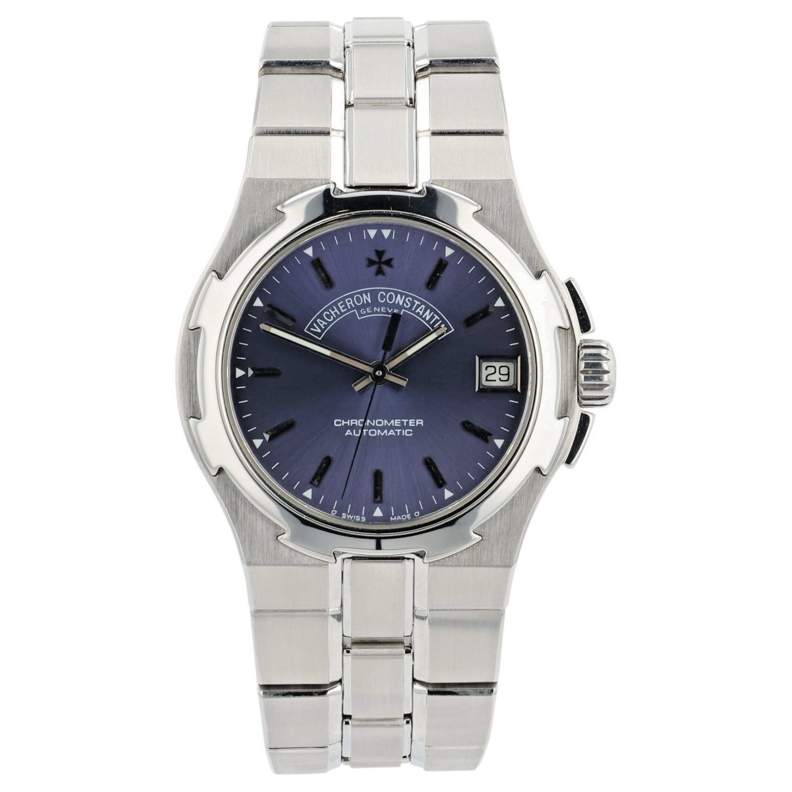 Vacheron Constantin Stainless Steel Blue Dial 35mm Automatic Mens 42052/423A