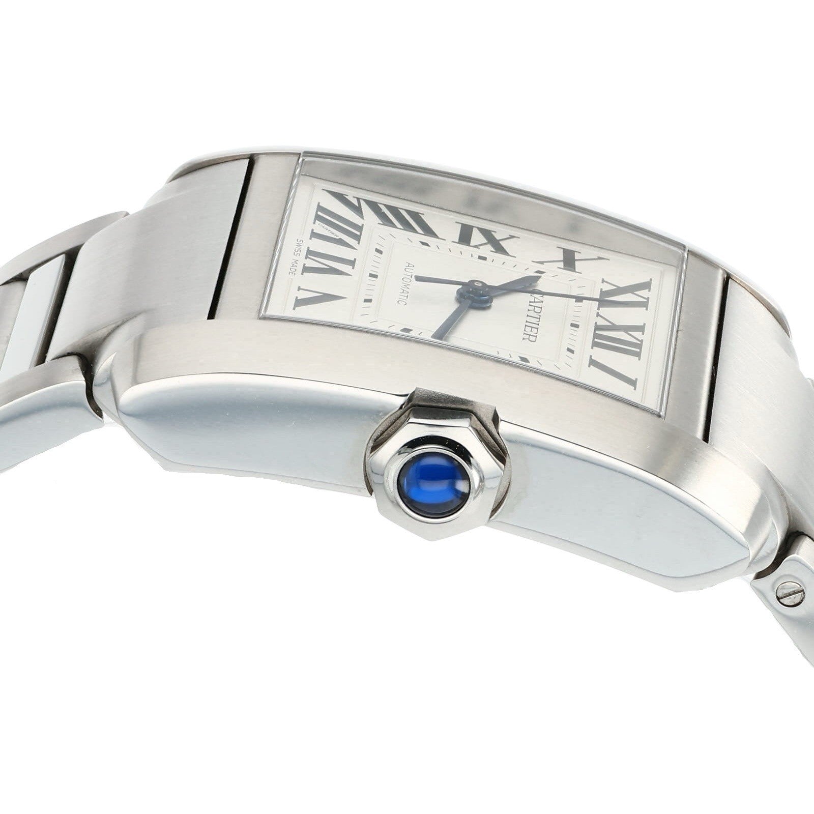 Cartier Tank Francaise Steel Silver Dial 30.5mm Automatic Men’s Watch WSTA0067