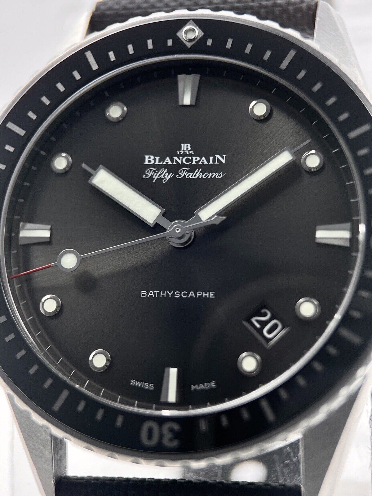 Blancpain Fifty Fathoms Bathyscaphe 5000-1110-B52A Automatic Mens Watch 43mm