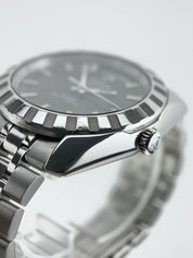 Tudor Classic Date & Day Stainless Steel Black 41mm Automatic Men’s Watch 23010