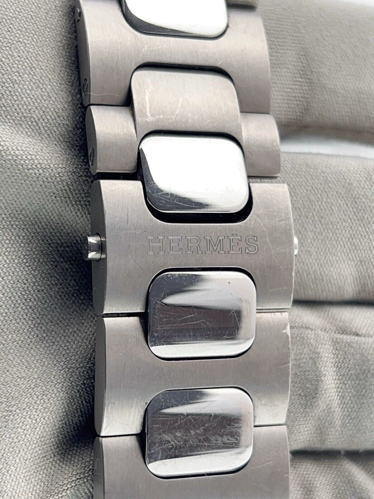 Hermes H08 Titanium Gray Dial 39mm Automatic Men’s Watch SP1.741 - Box/Papers
