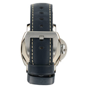 Panerai Luminor Blue Dial Stainless Steel 44mm Manual Wind Mens Watch PAM1085