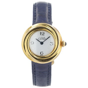Cartier Trinity 925 Vermeil White Dial 27mm Quartz Movement Women's Watch 2735