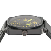 Bell & Ross BR-03 Black Dial Stainless Steel 46mm Automatic Mens Watch BR-92-S