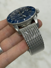 NEW 2026 Breitling Superocean Heritage II Blue Dial & Bezel 46mm Watch AB2020