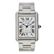 Cartier Tank Solo XL Stainless Steel 31mm Automatic Mens Watch 3800 - Box/Papers