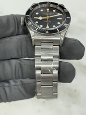 Tudor Black Bay Heritage 79230N Stainless Steel Men's Watch 41mm Black Dial