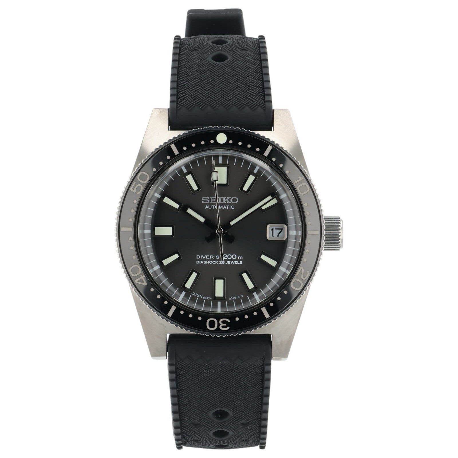 Seiko Prospex Stainless Steel Grey Dial 38mm Automatic Movement Mens SJE093