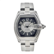 Cartier Roadster 37mm Automatic Mens Watch Stainless Steel Gray Dial 2510