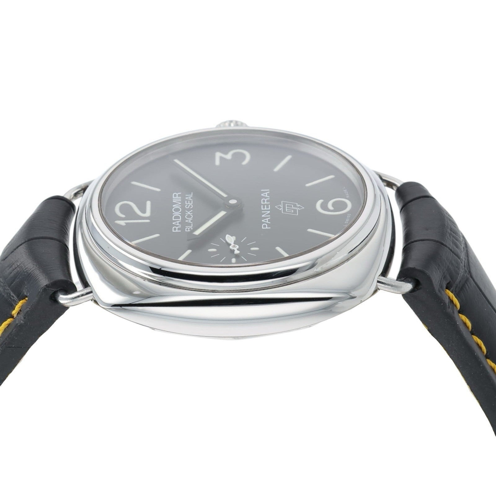 Panerai Radiomir Black Dial Stainless Steel 45mm Manual Wind Mens Watch PAM00380