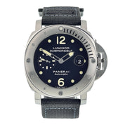 Panerai Luminor Stainless Steel Black Dial 44mm Automatic Men’s Watch PAM00024