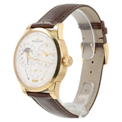 LeCoultre Duometre Silver Dial 18k Rose Gold 40.5mm Manual Men’s Watch Q6042521