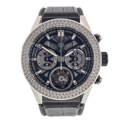 Tag Heuer Carrera Heuer 02T Factory Diamond Skeleton 45mm Men's Watch CAR5A80