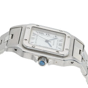 Cartier Santos Stainless Steel White Dial 29x41mm Automatic Unisex Watch 2960