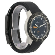 Sinn St Sa UTC Black Dial Stainless Steel 41mm Automatic Mens Watch 105