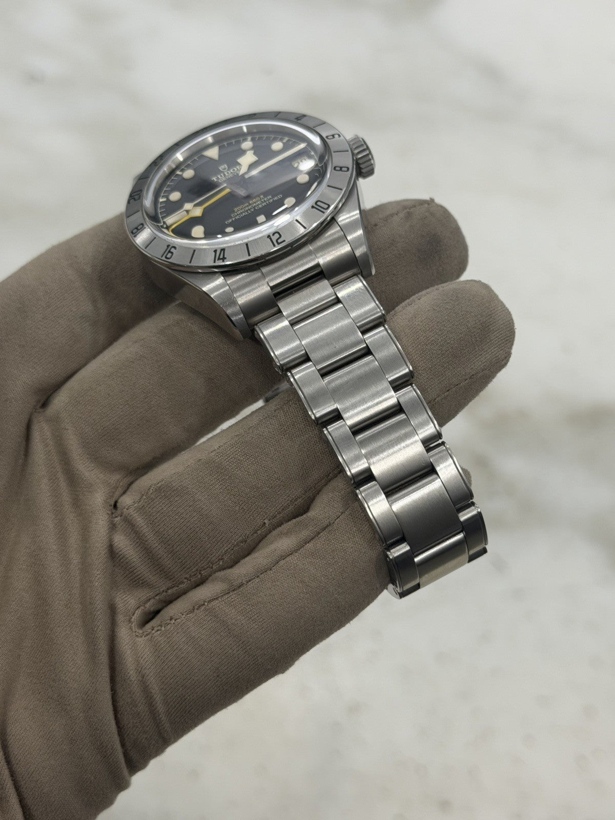 2023 Tudor Black Bay Pro Stainless Steel GMT Mens Black Dial Watch 79470