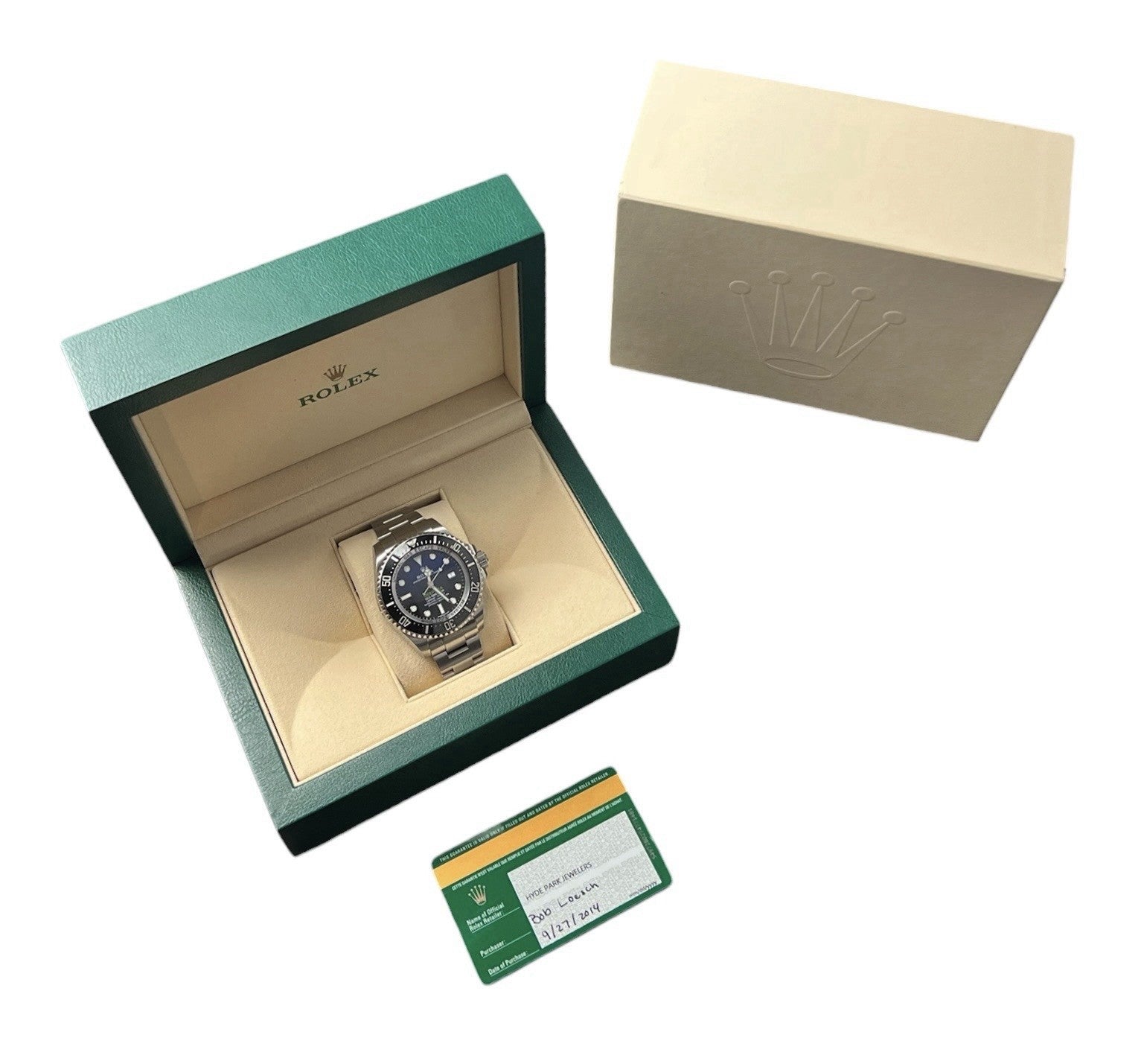 Rolex Deepsea “James Cameron” Blue Dial Steel 44mm Automatic Mens Watch 116660