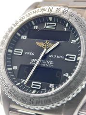 Breitling Emergency Titanium Black Dial 42mm Quartz Men's Watch E56321