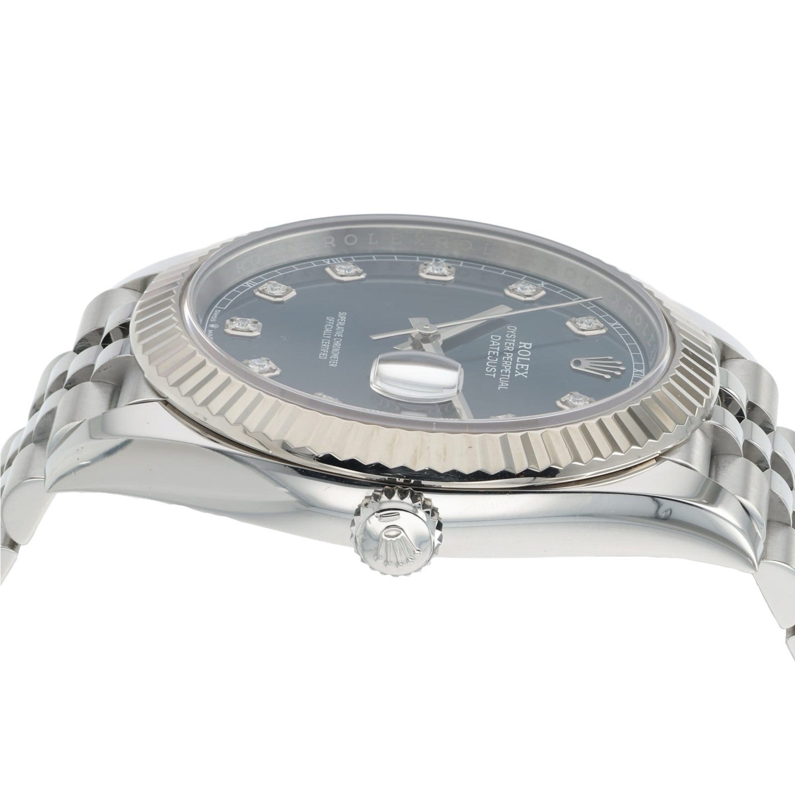 Rolex Datejust Blue Dial Stainless Steel 41mm Automatic Men’s Watch 126334