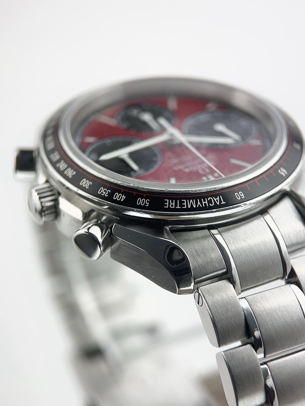 Omega Speedmaster Stainless Steel Red Dial 40mm Auto Mens 326.30.40.50.11.001