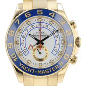 Rolex Yacht-Master II White Dial 18k Yellow Gold 44mm Automatic Men’s 116688
