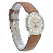 Blancpain Gold & Steel Silver Dial 34mm Manual Wind Movement Watch 6501