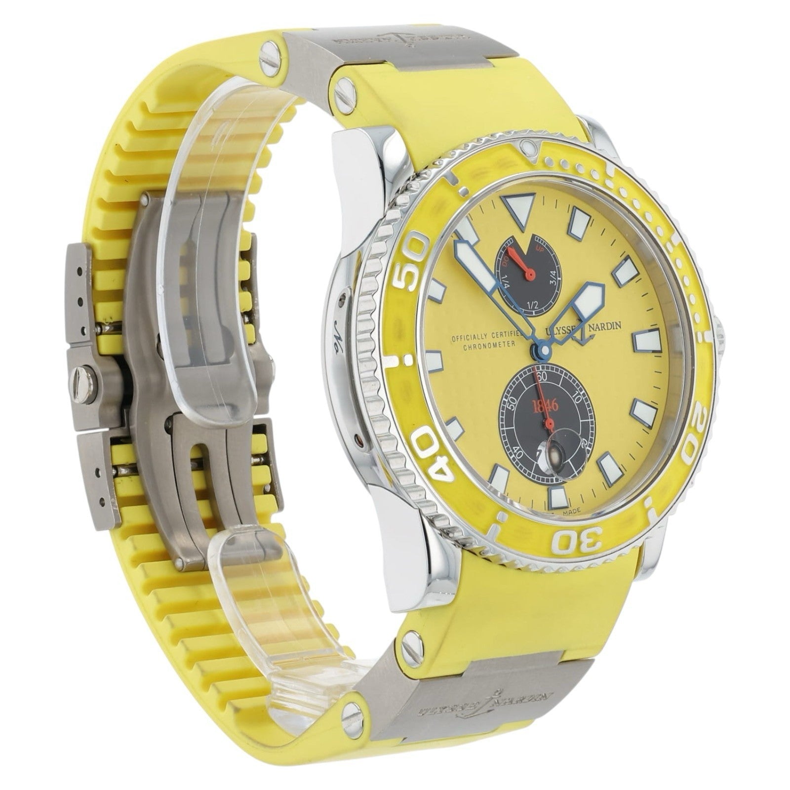 Ulysse Nardin Marine Diver Yellow Dial Steel 42.7mm Automatic Men’s 263-33-3/941