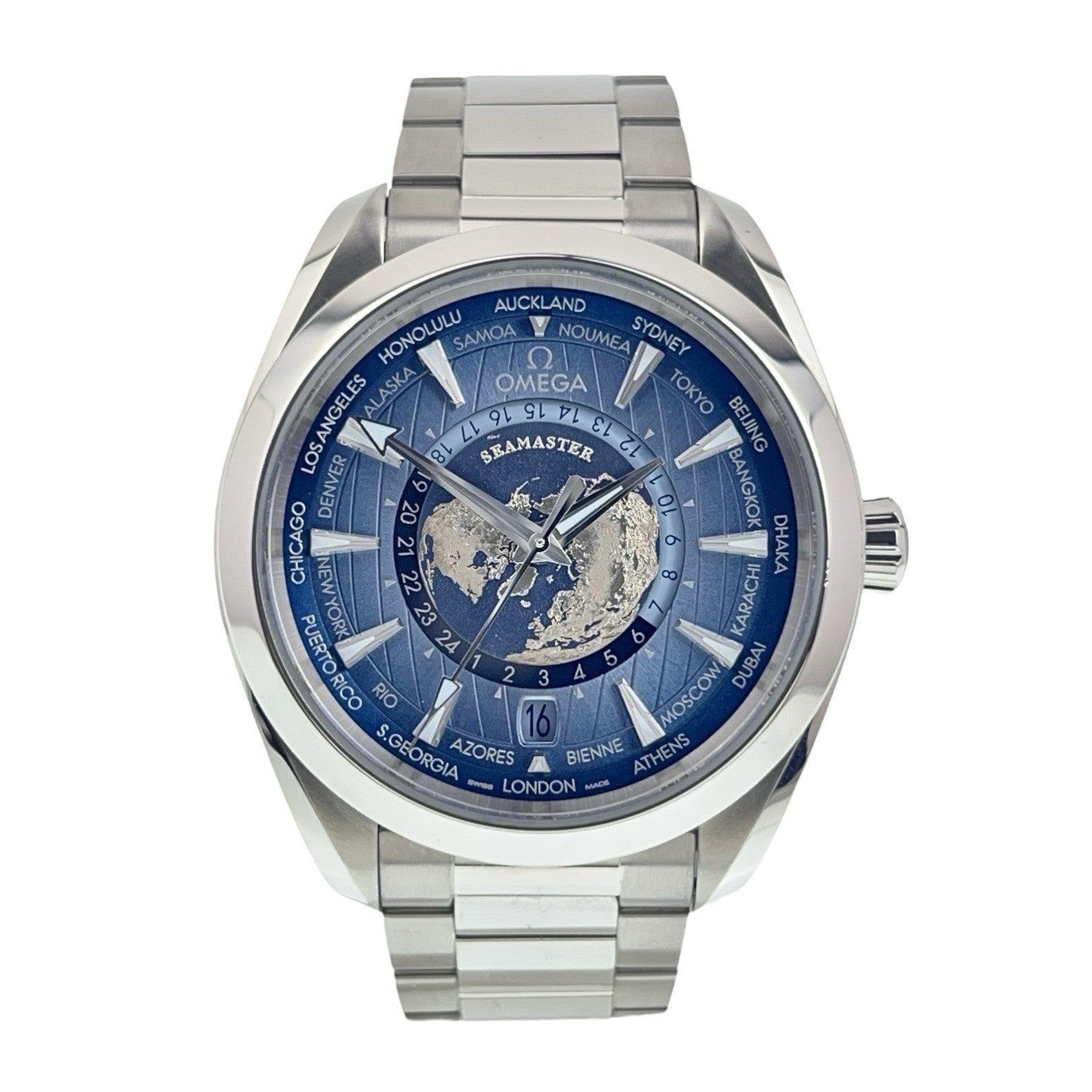 Omega Seamster Summer Blue Dial 220.10.43.22.03.002