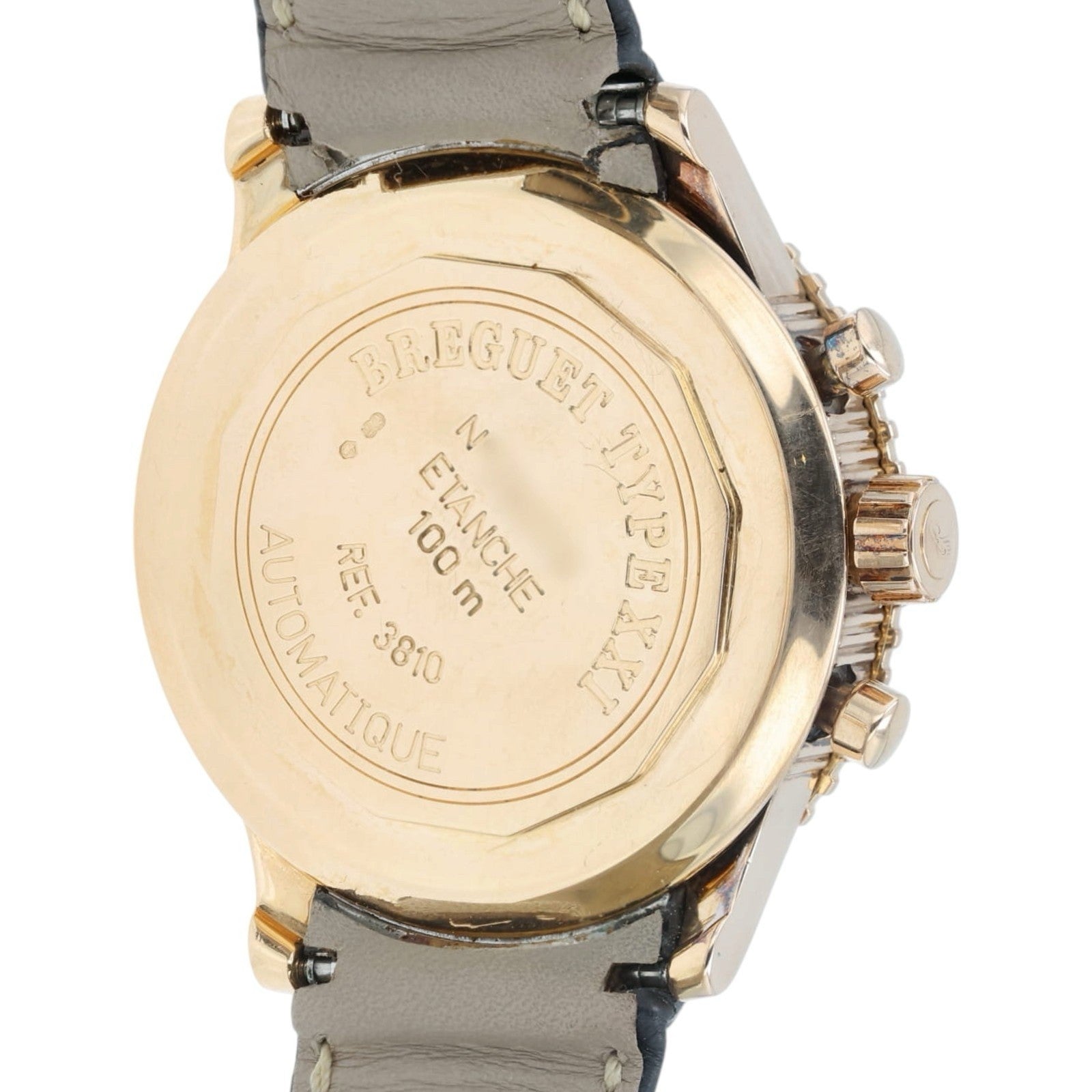 Breguet Type XXI Gray Dial 18k Rose Gold 42mm Automatic Men’s Watch 3810BR