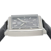 Tag Heuer Monaco Black Dial Stainless Steel 38mm Automatic Mens Watch CS2111
