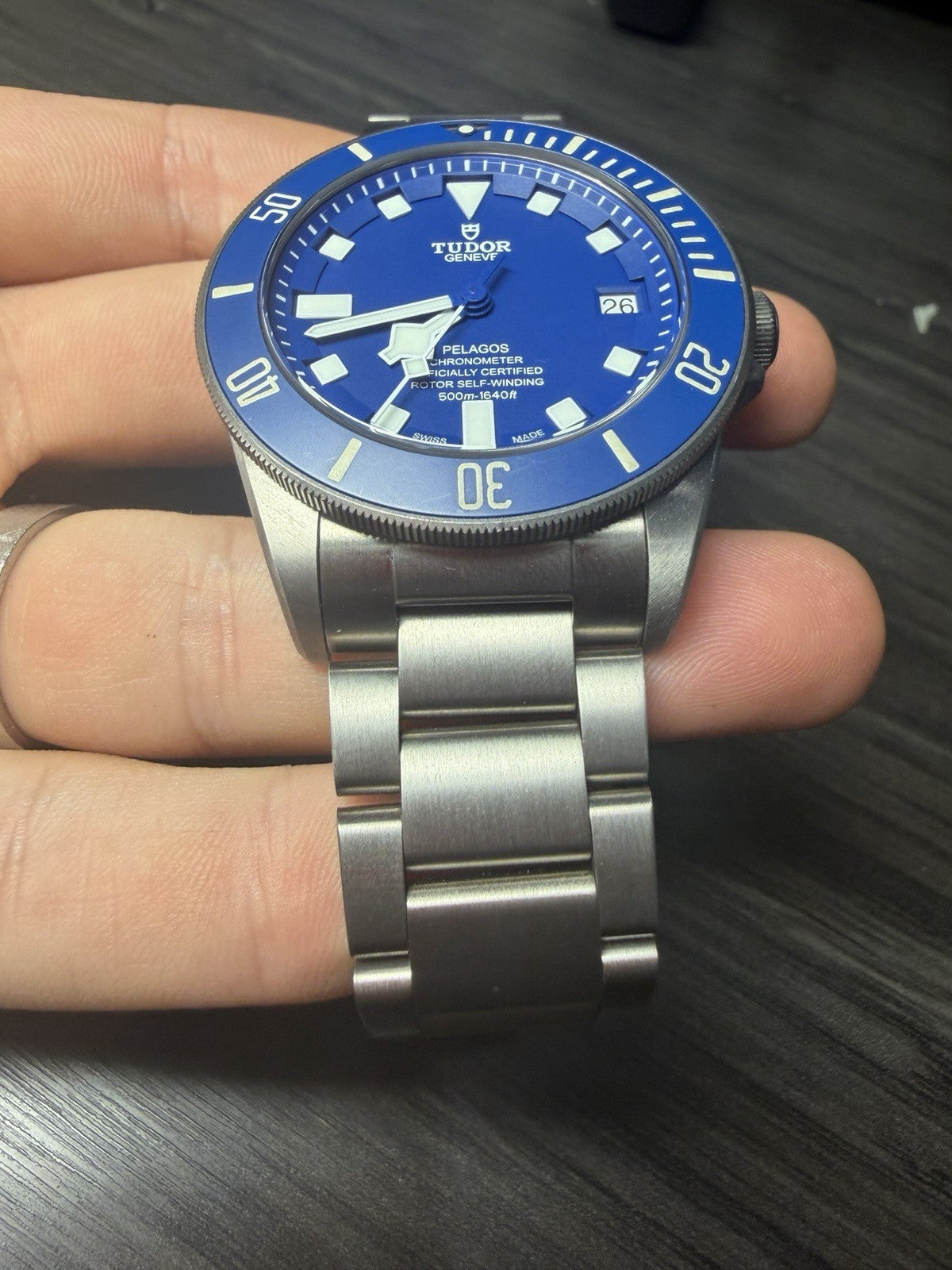 9/2023 Tudor Pelagos Date Blue Dial Titanium Men's Watch 25600TB - W/ Papers