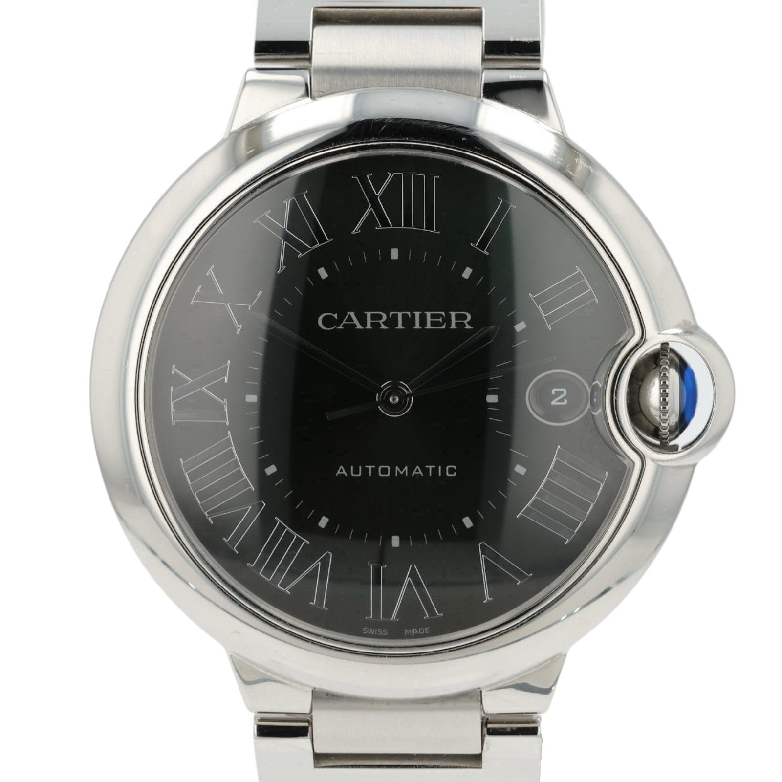 Cartier Ballon Bleu GREEN Dial Stainless Steel 40mm Automatic Men’s WSBB0071