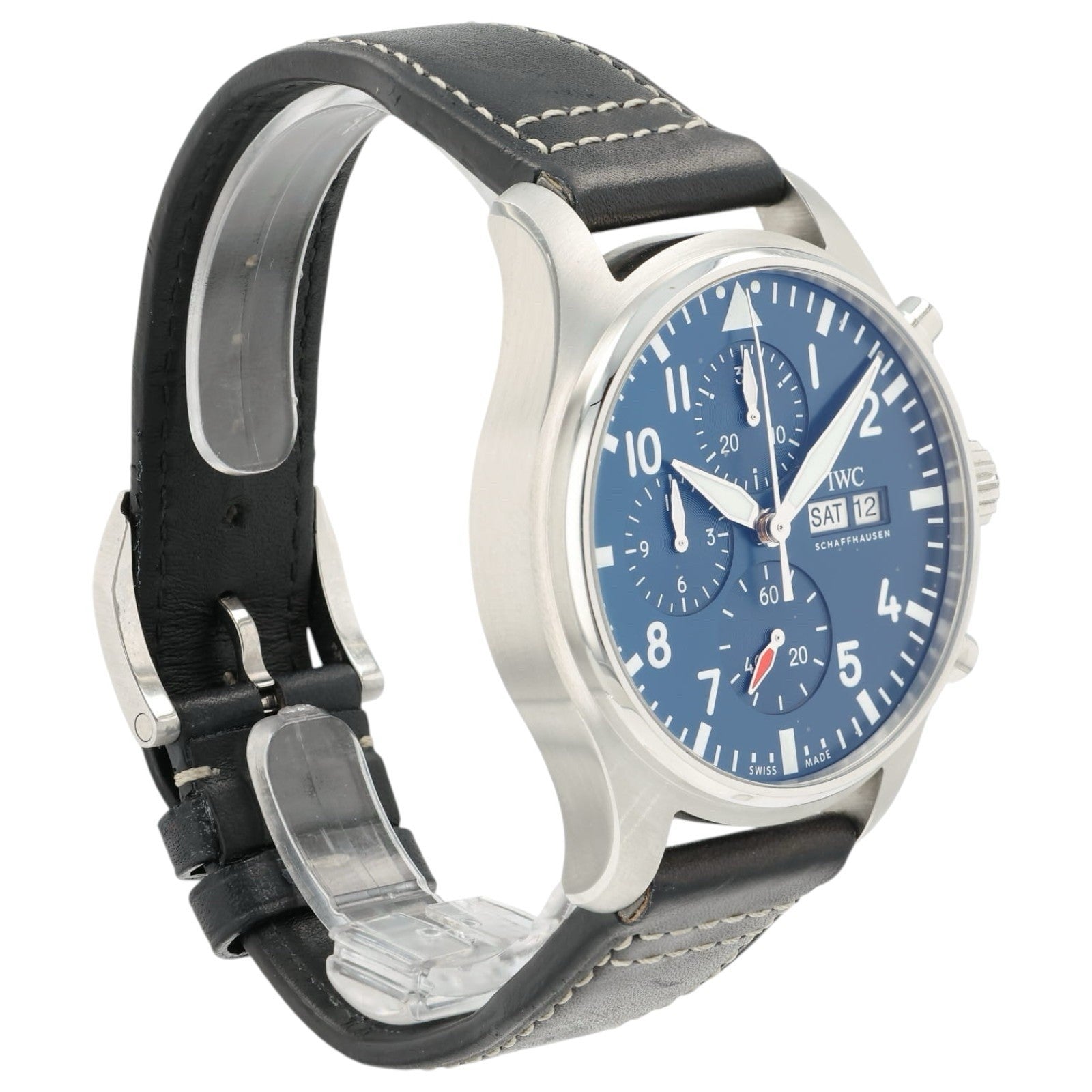 IWC Portugiesser Blue Dial Stainless Steel 43mm Automatic Men’s Watch IW378003