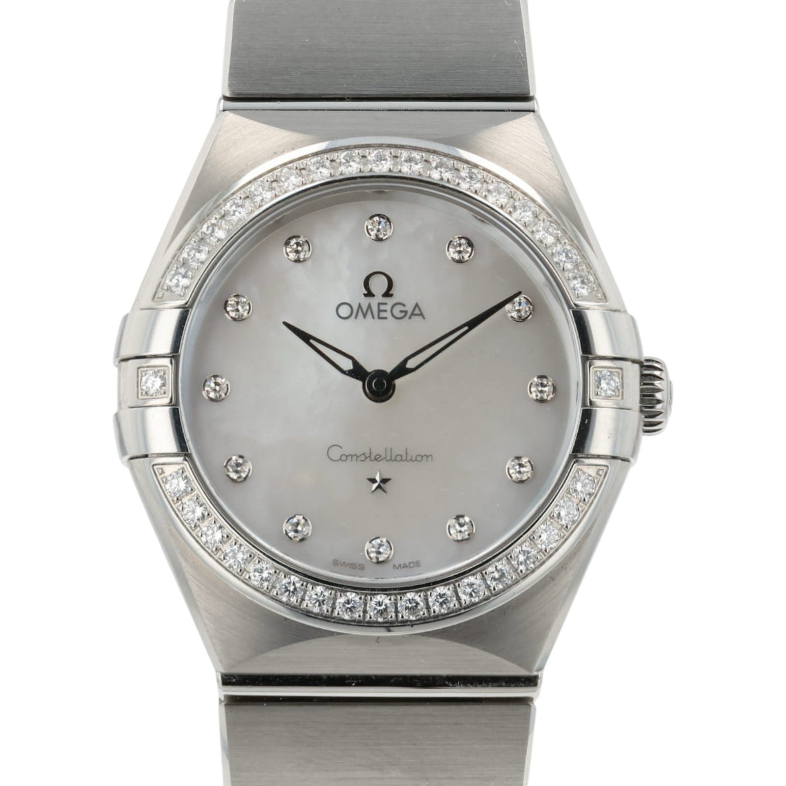 Omega Constellation MOP Dial Steel 28mm Quartz Women's Watch 131.15.28.60.55.001