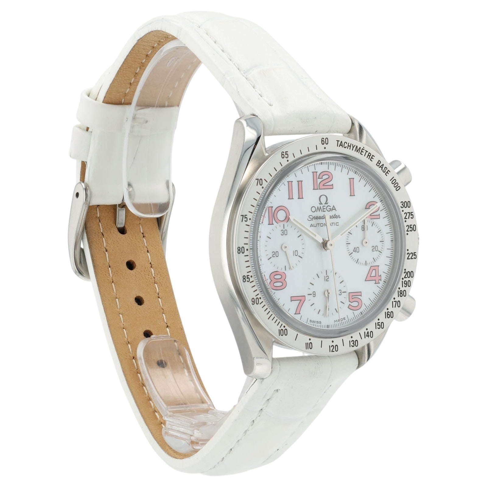 Omega Speedmaster Mother of Pearl Dial Steel 39mm Automatic Watch 3834.74.34