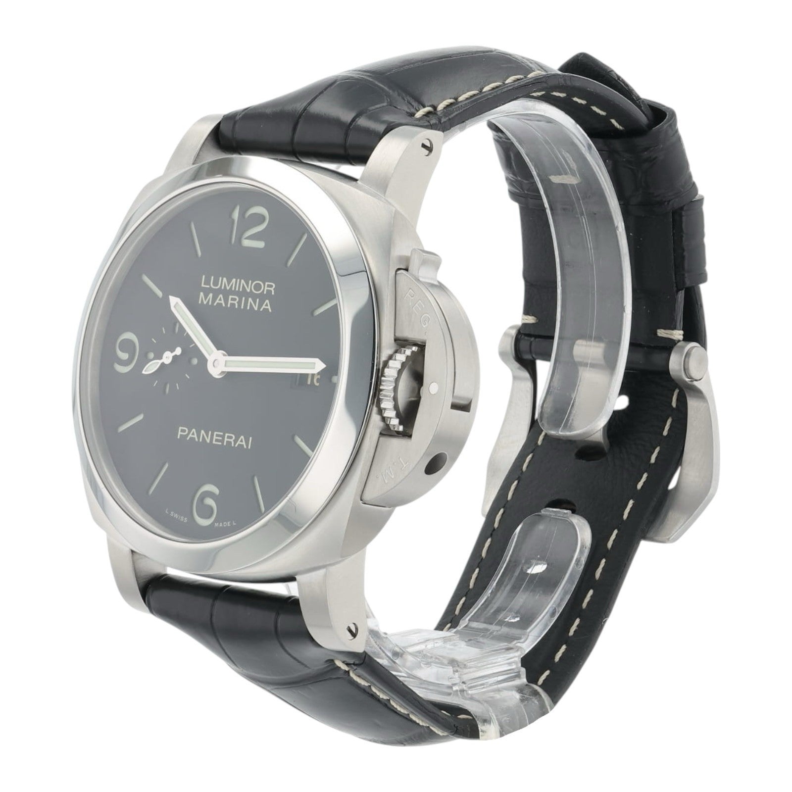 Panerai Luminor Marina Stainless Steel Black Dial 44mm Automatic Mens PAM03312