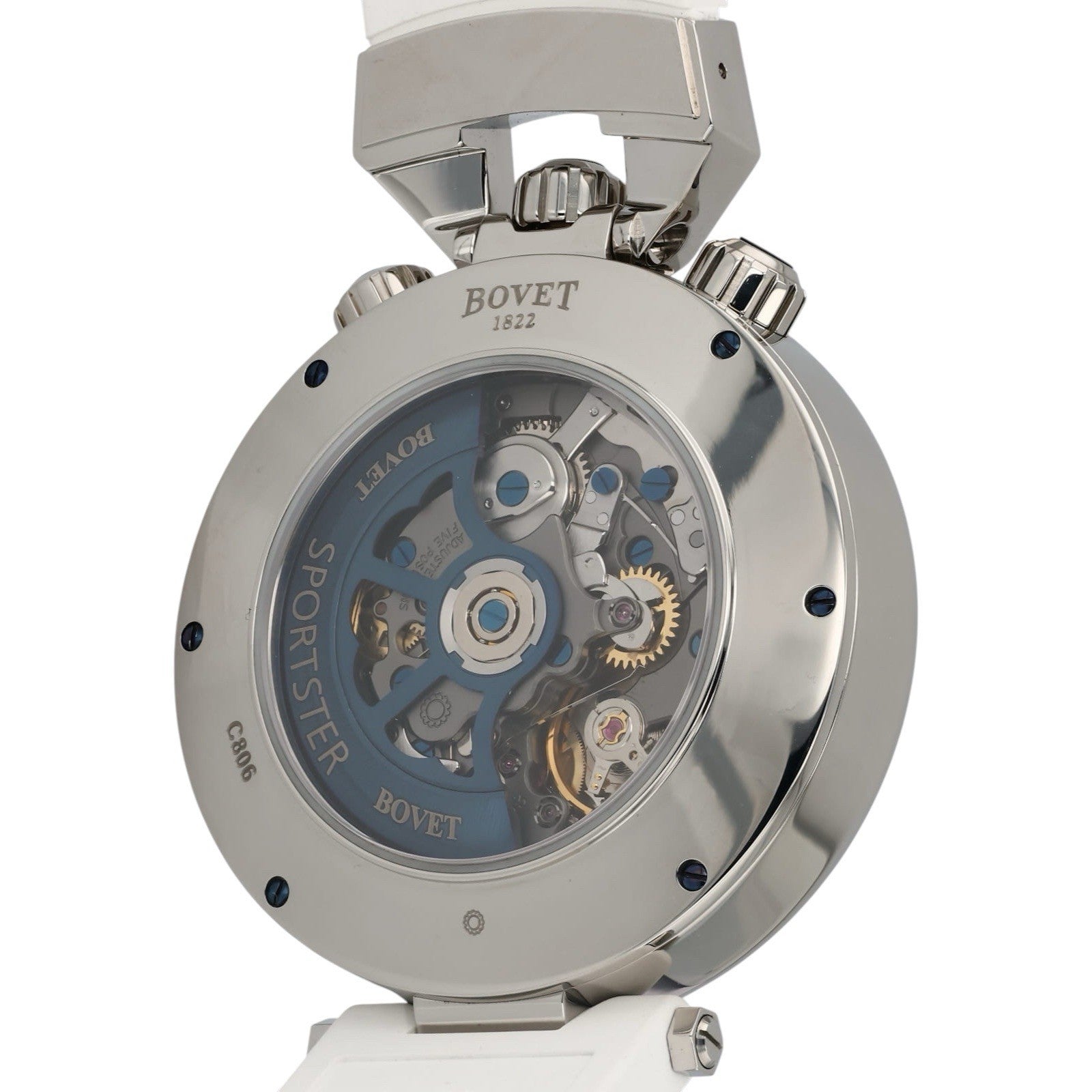 NEW 2025 Bovet Sportster Steel Meterorite Dial 46mm Automatic Mens SP0401-MA