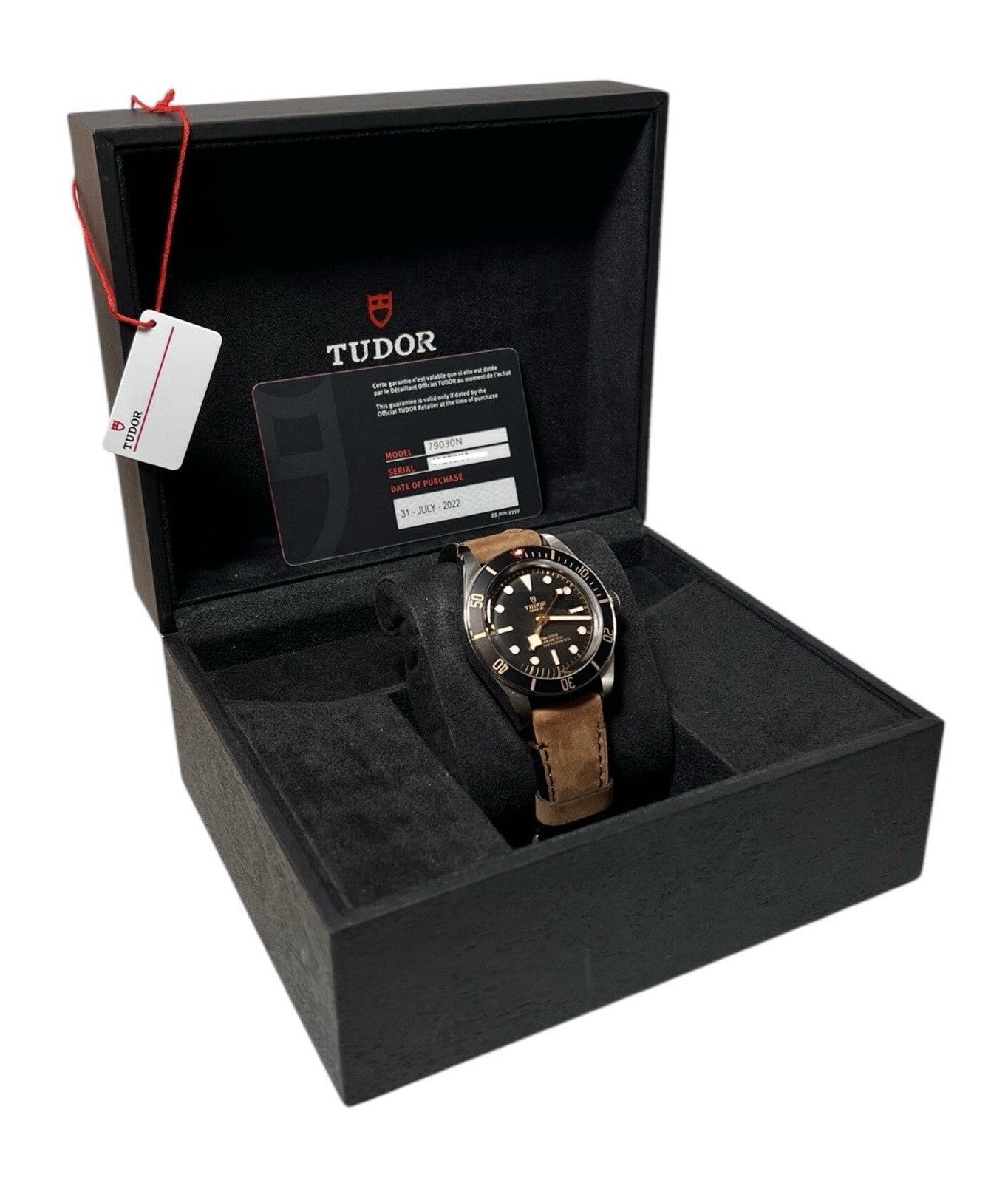 NEW 2022 Tudor Black Bay Steel Black Dial 39mm Automatic Men’s Watch 79030N