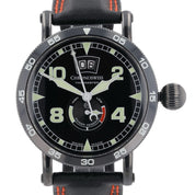 Chronoswiss Timemaster Black Dial Stainless Steel 44mm Automatic Mens CH-3533ST