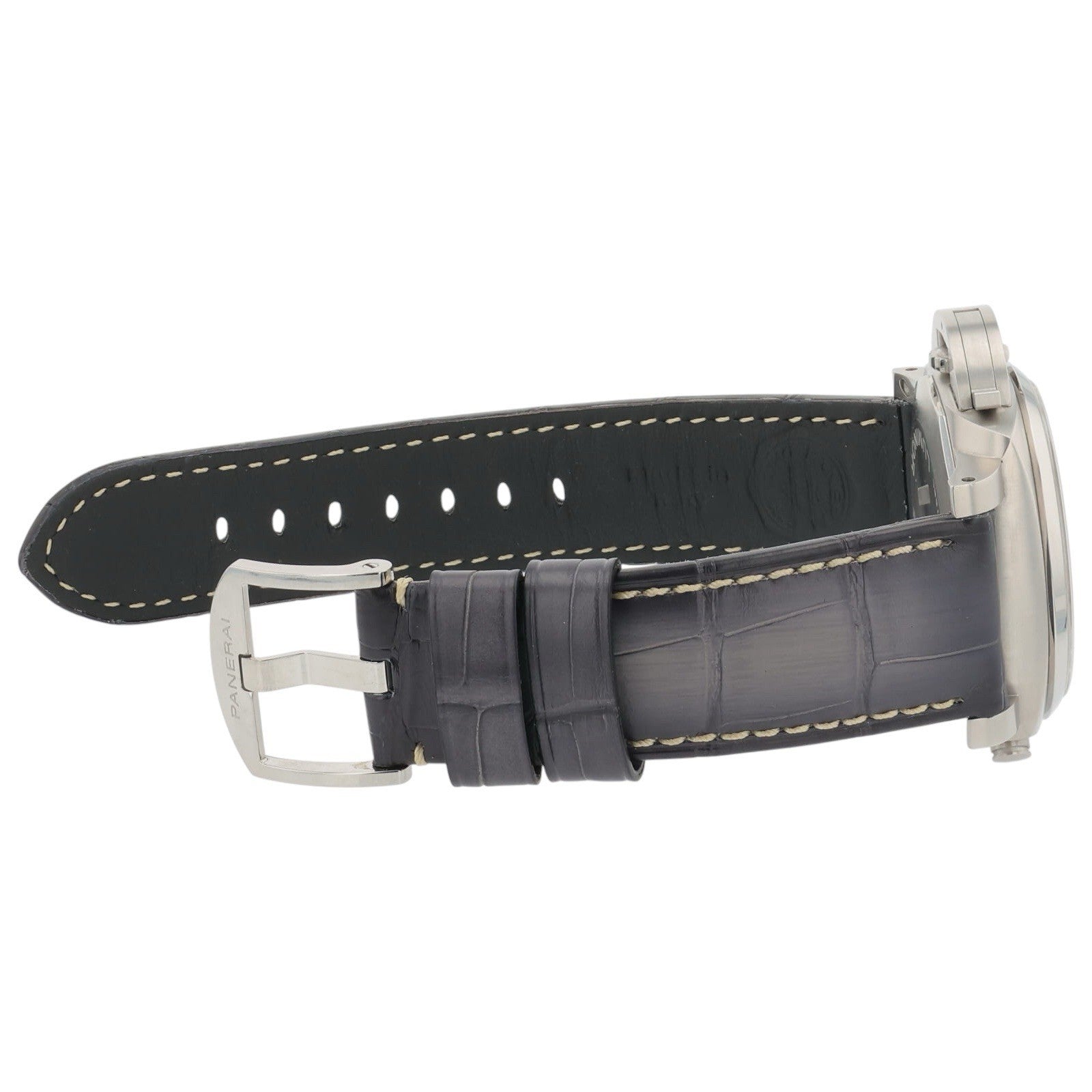 Panerai Luminor Chrono Stainless Steel White Dial 44mm Automatic Mens PAM01218