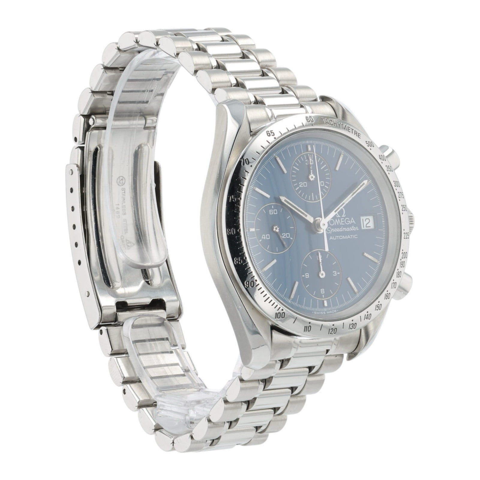 Omega Seamaster Date Blue Dial Stainless Steel 39mm Automatic Mens Watch 3511.80