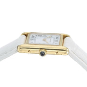 Cartier Tank Louis White Dial 18k Yellow Gold 20x28mm Manual Wind Women’s 78087