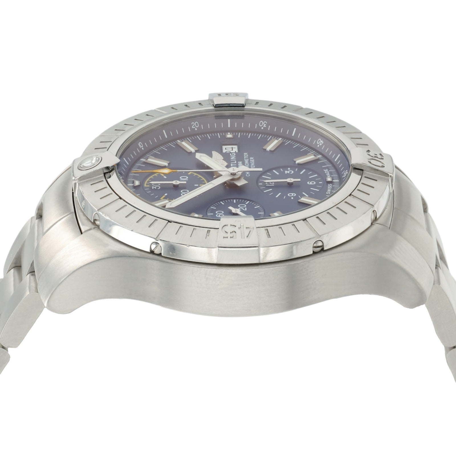 Breitling Avenger Chronograph Blue dial Steel 45mm Automatic Mens Watch A13317