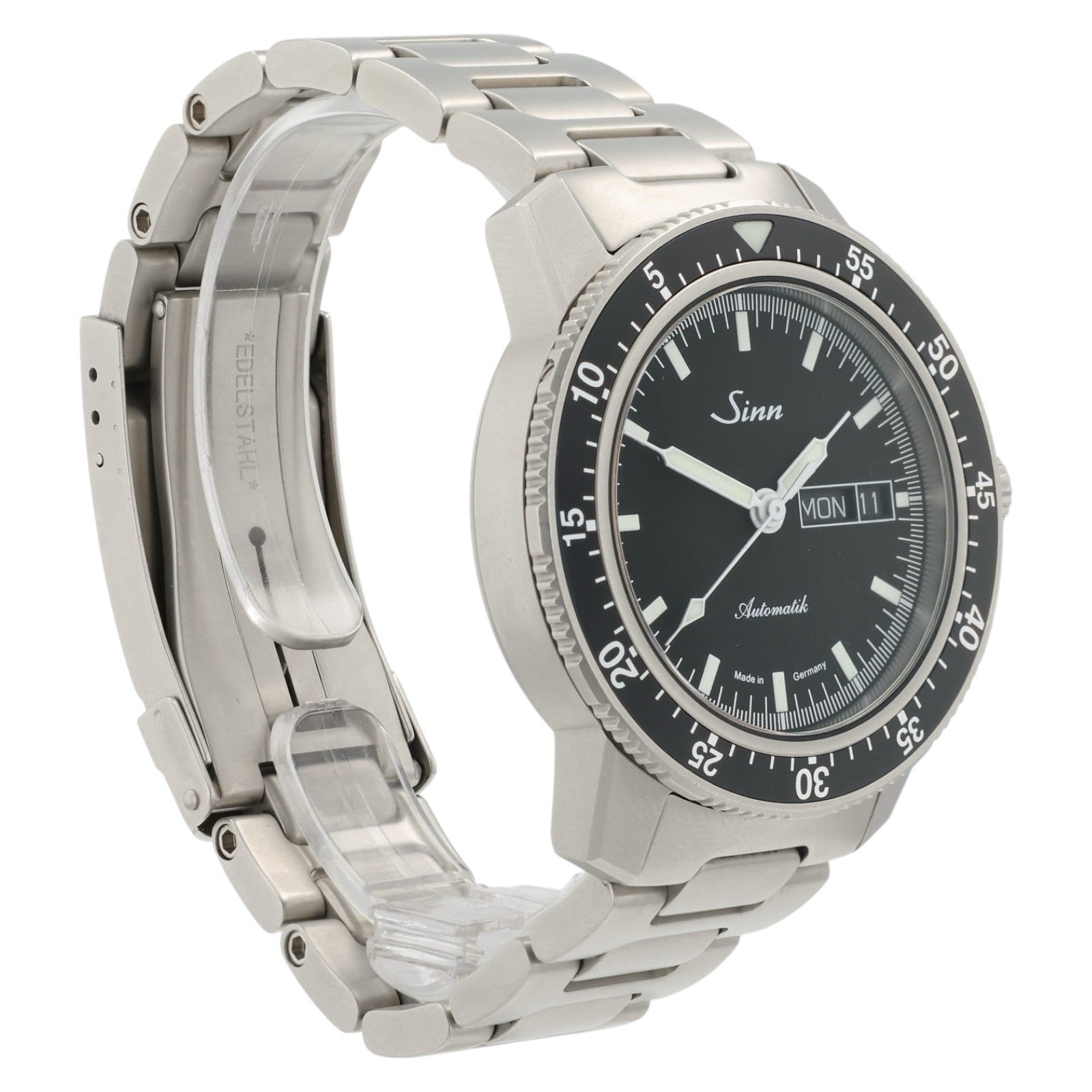 Sinn ST SA Black Dial Stainless Steel 41mm Automatic Movement Men’s Watch 104