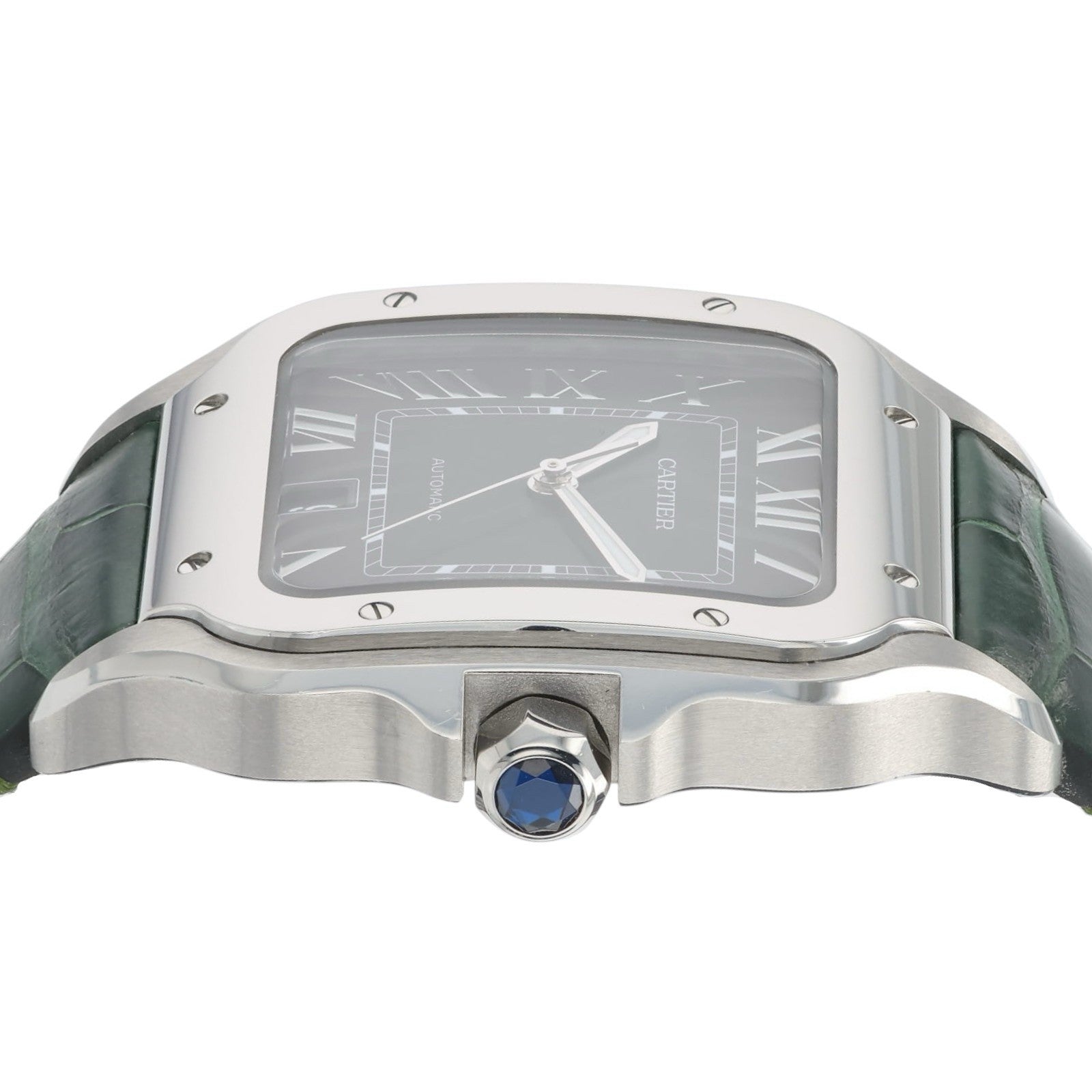 Cartier Santos Stainless Steel Green Dial 40mm Automatic Men’s Watch WSSA0062