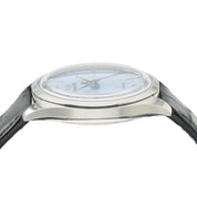 Grand Seiko Omiwatari Blue Dial Steel 38.5 Manual Wind Mens Watch SBGY007