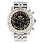 Breitling Bentley Black Dial Stainless Steel 48mm Automatic Mens Watch A25362