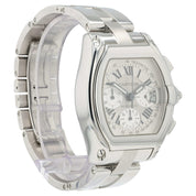 Cartier Roadster Chronograph Silver Dial Steel 43mm Automatic Men’s W62006X6