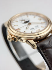 Blancpain Leman 18k Rose Gold White Dial 38mm Automatic Men's Watch 3563A